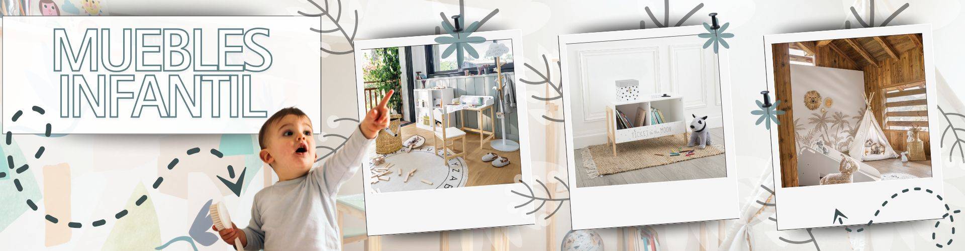 Muebles infantiles para los peques de la casa